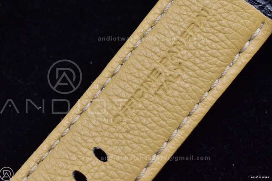 Strap with Superlumed Edition XF H Leather Trendy A6497 1:1 Dial Y-Incabloc PAM217 993 Black Best on 1119